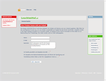 Tablet Screenshot of leuchtmittel.at